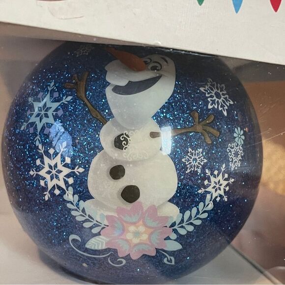 NIB Disney Collection Frozen Blue Holiday Christmas Ornament - Picture 2 of 8